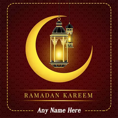 Ramadan Kareem Pics for Whatsapp With Name